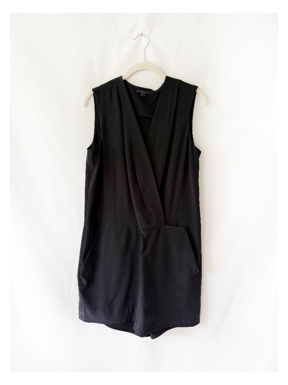 COS Black Silk Jumpsuit Sleeveless Silk Playsuit